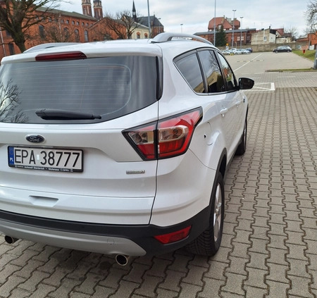 Ford Kuga cena 68900 przebieg: 122500, rok produkcji 2018 z Pabianice małe 562